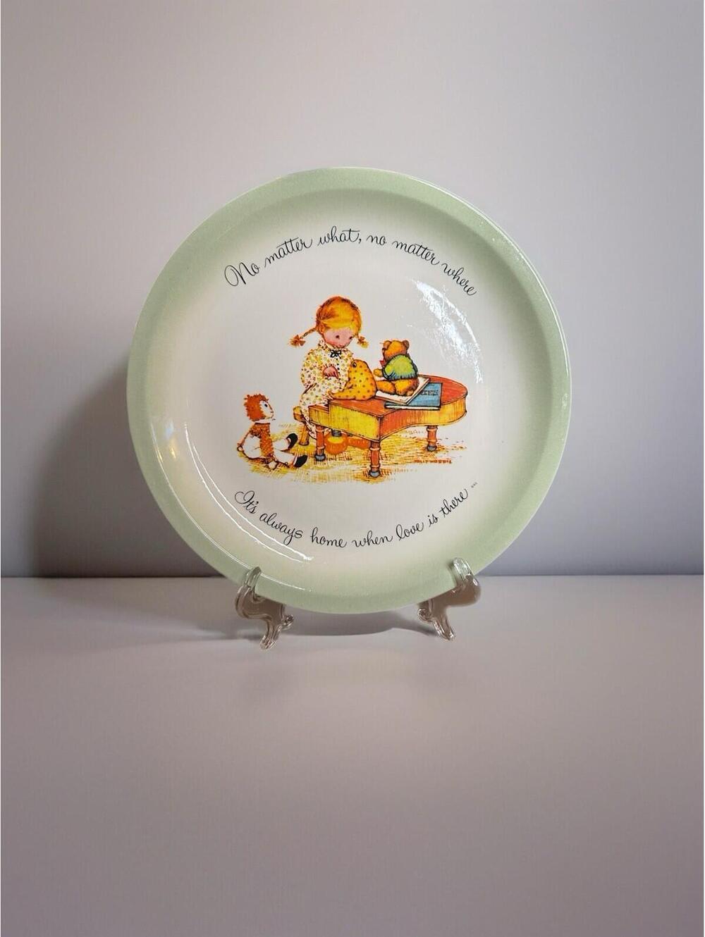 1972 Holly Hobbie Collector’s Edition Decorative Plate Vintage